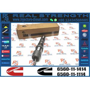 6D170-3 Engine 6560-11-1414 6560-11-1412 4902828 Fuel Injector for Komatsu