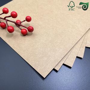 FSC 360gsm Uncoated Recycled Pulp Bobbin Fibre Paper For Tube Rolls Kraft Liner