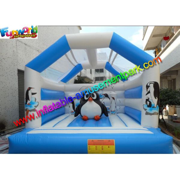 Quality Funny Big Custom Penguin Inflatable Jumping House 5m x 4m x 3.5m wholesale