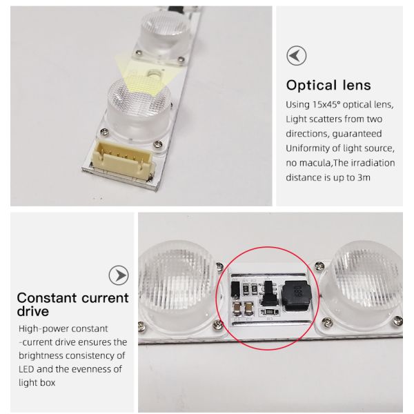 2mm PCB IP33 300lm LED Edge Light Bar For Advertising