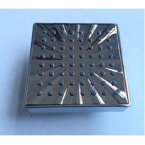 ABS plastic material square chrome plating shower head top shower rain shower