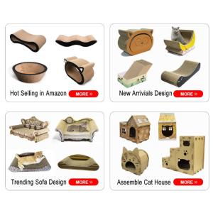 Customized Cat Scratcher Pad Corrugated Paper Cat Scratching Furniture