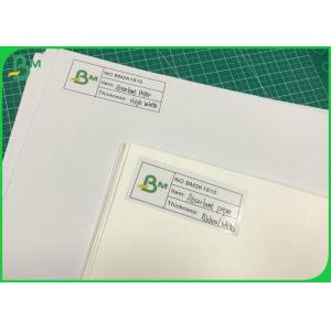 White Cardboard Paper Roll 0.6mm 1.2mm Perfume Testing Blotter Paper Sheet