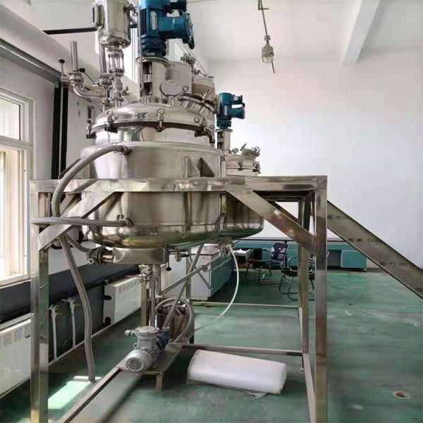 Industrial Homogenizer Tank Large Homogenizer Cream Mixer With PLC Remote