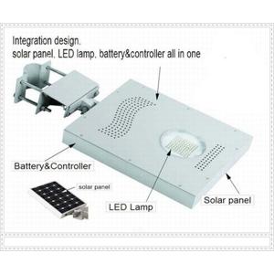 15w motion sensor street light solar power street light led all in one