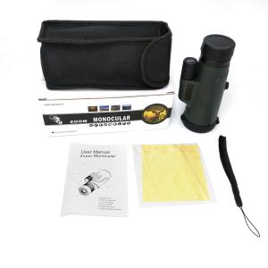 10x42 High Definition Monocular Telescope Bak4 Prism Focusing