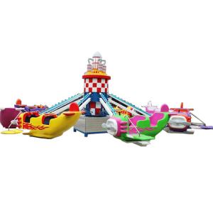 Cheap Amazing Amusement Park Rides / Kids Amusement Ride Optional Fence for sale