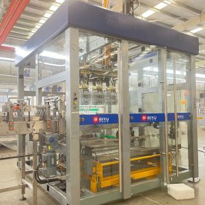High-Speed Hot Melt Labeller for PET Bottles with Siemens PLC and Pneumatic
