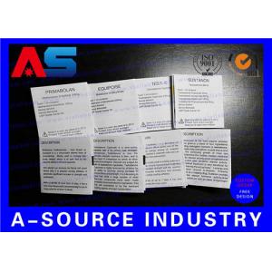 Medicine Paper Insert Leaflet Printing 100g Paper Two Sides Black White Printing