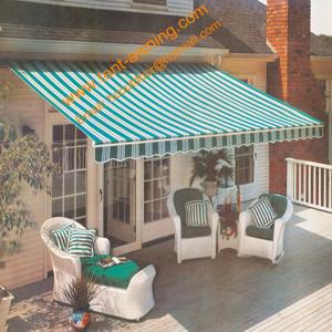 Cheap Outdoor Manual or Motorized Remote Control Waterproof Shade Awning Commercial Awning for sale