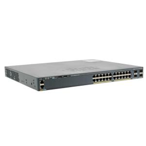 WS-C2960X-24TS-L Gigabit Lan Cisco 2960x Catalyst 24 Port Fiber Switch