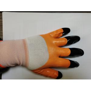 13G Double Dip Nitrile Coated Work Gloves For Heavy Work
