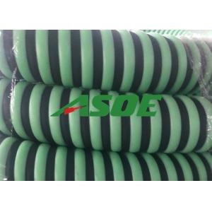 Cheap PE Helix Reinforcement Structure Green Suction Hose Pipe For Liquid Manure Handling for sale