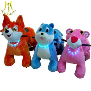 Hansel china electronic token operated machines motorized animals for sale