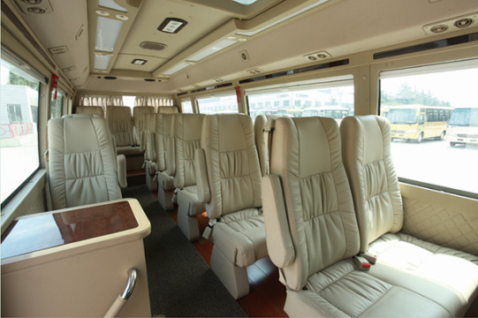 Quality Fabric Covering Coaster Bus Seats Aluminum Base Frame Headrest Cover wholesale