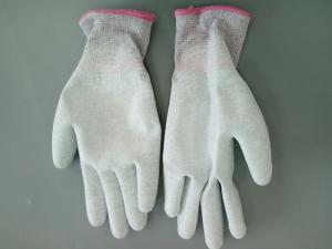 Cheap Safe Working Antistatic Glove Palm Coated Esd Electronic Antiskid Gloves Labor for sale
