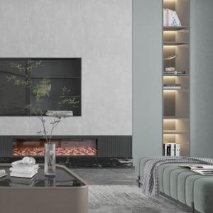 2 Pattern White Polished Porcelain Floor Tiles