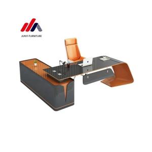 Design Irregular Shape Office Desk in Baking Paint Material with Customized