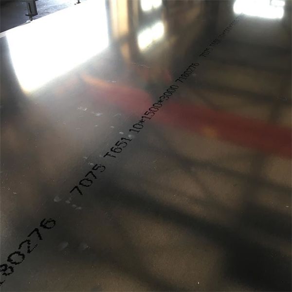 Quality Aerospace Use 7075 T651 Aluminum Plate Silver Color Customized Length wholesale