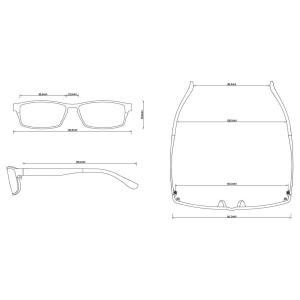 Customization bendable Flexible Eye Glasses With Blue Blocker Or Photochromic