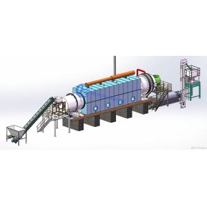 Semi Automatic Roller Cooling Machine Carbonization Furnace