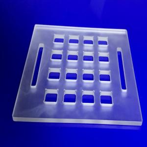 CNC High Precision Production High Purity 99.99% Quartz Drilled Plates Quartz