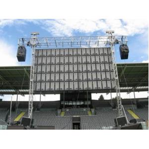 Programmable P6 LED Display Project , SMD 3535 RGB Advertising LED Wall Rental