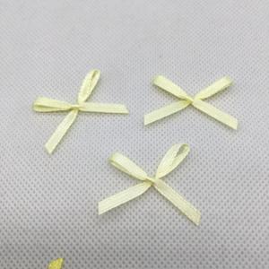 Hand tied bow 0.3cm with satin ribbon bow knot handmade DIY bow