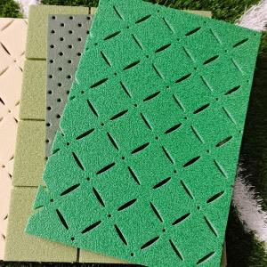 Cheap High Slip Resistance Rubber Shock Absorbing Floor Tiles 1/2 Inch for sale