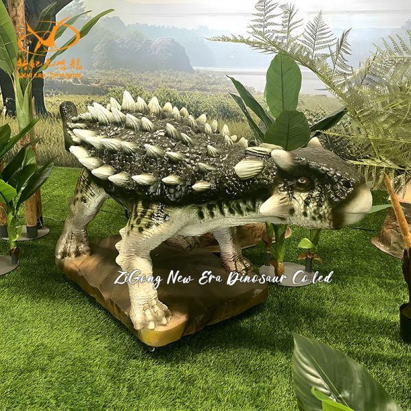 Robotic Aretificial Ankylosaur Dinosaur Models for Jurassic Park and Educational