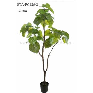 Heart Shape Green Leaves Artificial Ficus Tree 120CM 150CM 180CM 210CM