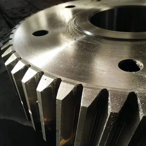Quality Large ZG35CrMo Solid Metal Spur Gear Wheel Testing Application wholesale