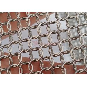 Welded Ss Chainmail Metal Mesh Curtain For Room Divider