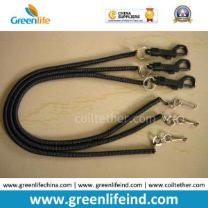 China Slim Long Stretchable Snap Hook Spring Coil Tether for Anti-Losting on sale