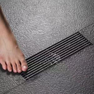 304 Material Linear Strip Shower Floor Waste Heat Resistance Easy Cleaning