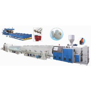 China Plastic Extrusion Line Plastic Extrusion Machine , PVC Cable Protection Pipe Production Line on sale