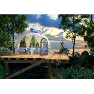 New Design Polycarbonate Dome Tent Modular Prefab PC Crystal Bubble Dome House