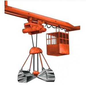 Electric Grab Single Girder Overhead Crane LZ Type Reliable Performance