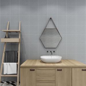 Gray 20x20cm Ceramic Rustic Tile for Indoor Floor and Wall