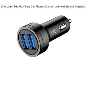 China Shenzhen Fob Port Fast Car Phone Charger Lightweight and Portable on sale