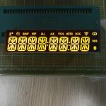 Super Bright Yellow Custom 8 Digit 8 Segment Led Display Low Power Consumtion