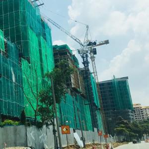 Green HDPE plastic scaffold protective net construction protective net sunshade