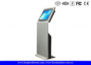 Cheap LCD Display Floor Standing Touch Screen Kiosk Durable Steel Enclosure Self Service Kiosk for sale