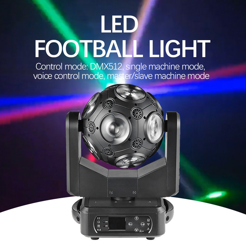 Football LED Moving Head Light 12 10W With RGBW 4 In 1 Control And Self Walking