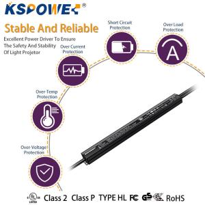 277V AC 24V 96W IP67 PWM Dimming LED Driver With Dimmer Switch Single Phase