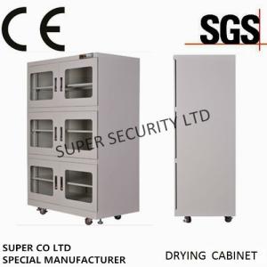 CE SGS Customized Dehumidifier Electronic Dry Cabinet , RH Range 1 - 10% For