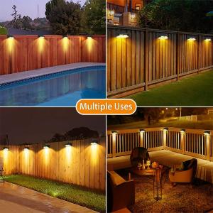 IP65 Waterproof Solar Fence Light LED Solar Powered Garden Lights