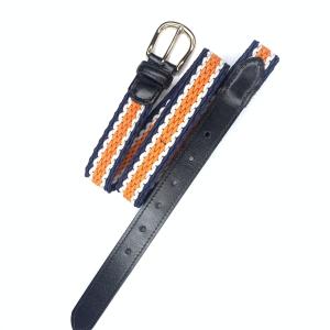 Coffee 2.5cm Knitted Belt 80cm Coffee Elastic Stretch Belt