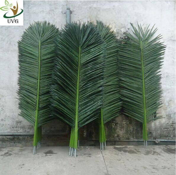 UVG Palm tree leaves artificial with fabric leaves for home garden decoration