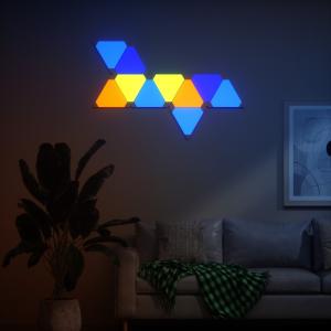 Adjustable Brightness Gaming Light Smart Triangle Design and Voice Control